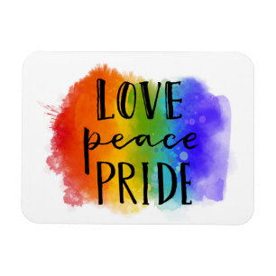 Ímã Orgulho da Paz de Amor