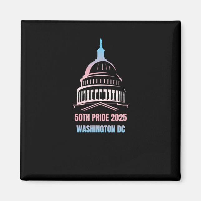 Imã Orgulho Dc de Washington 2025 (Frente)