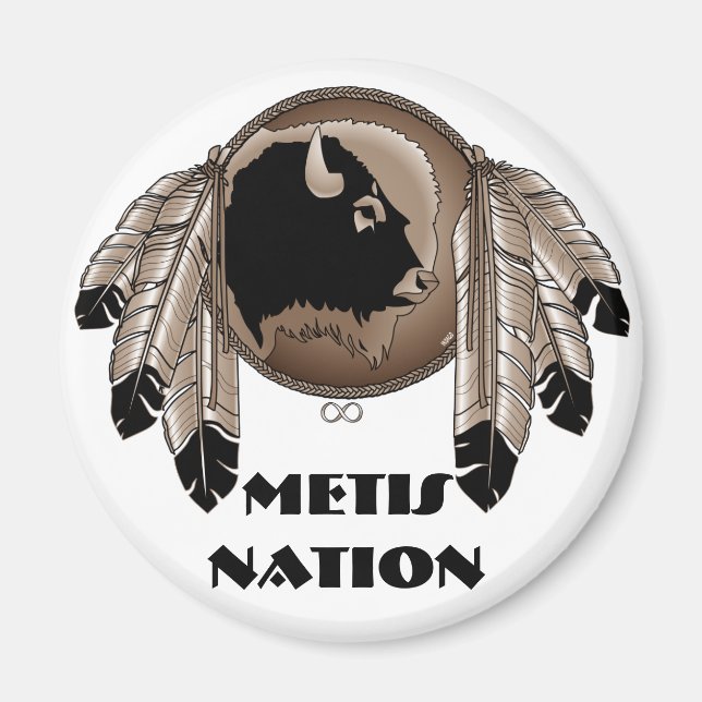 Imã Orgulho de Arte Nativa das Primeiras Nações (Frente)