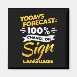 Imã Orgulho De Sensibilização E Asl