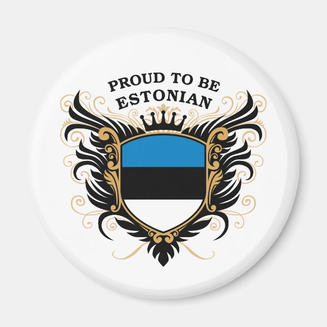 Imã Orgulho de ser estoniano (Frente)