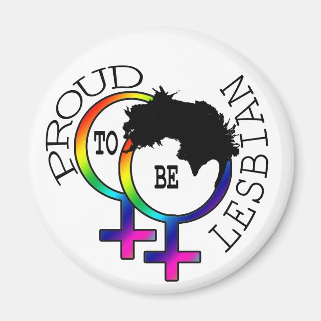Imã Orgulho De Ser Lésbica (Frente)