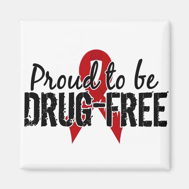 Imã Orgulho De Ser Livre De Drogas (Frente)