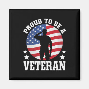 Imã Orgulho De Ser Um Serviço Militar Veterano Usa