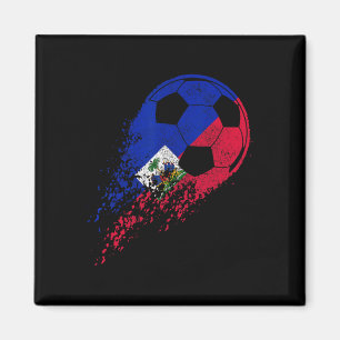 Imã Orgulho do Futebol Haitiano Bandeira Haitiana Joga