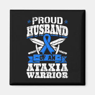 Imã Orgulho Do Marido De Uma Ataxia Warrior Awarness R