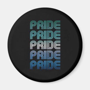 Imã Orgulho do Orgulho de Retrô Masculino gay