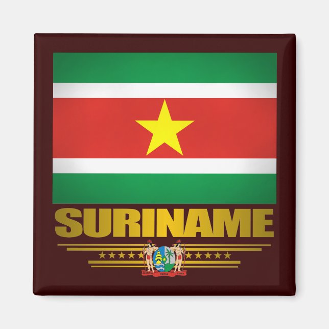 Imã "Orgulho do Suriname" (Frente)