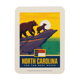 Ímã Orgulho Estatal   Carolina do Norte