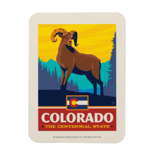 Ímã Orgulho Estatal   Colorado