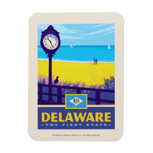 Ímã Orgulho Estatal   Delaware