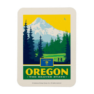 Ímã Orgulho Estatal   Oregon
