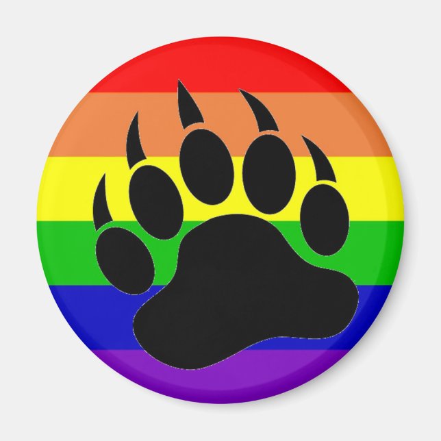 Imã Orgulho gay Bear Paw (Frente)