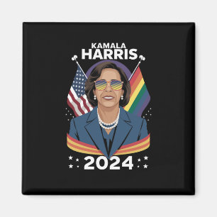 Imã Orgulho gay Kamala Harris 2024 Vice-Presidente LGB