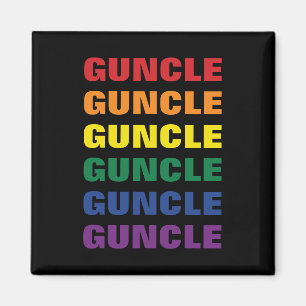 Imã Orgulho gay LGBTQ Divertido E Gay Engraçado Tio Gu