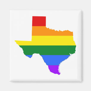 Imã Orgulho gay  Texas Rainbow
