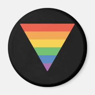 Imã orgulho gay Triângulo arco-íris