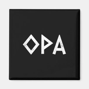 Imã Orgulho Grego Antigo Opa Bandeira Grego Funny Par 