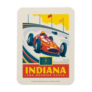 Ímã Orgulho Indiana do estado