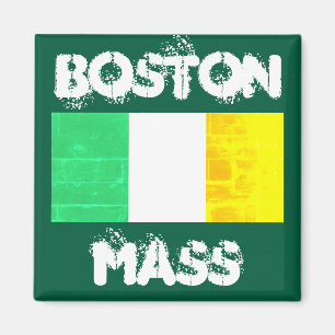 Imã Orgulho Irlandês de Boston Forte – Bandeira Irland