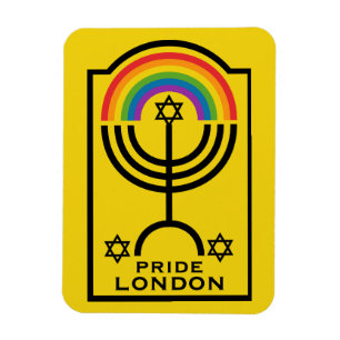 Ímã Orgulho Judaico LGBTQ