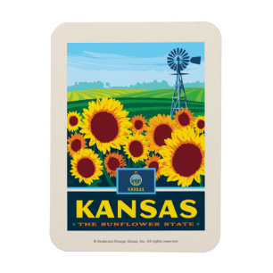 Ímã Orgulho Kansas do estado