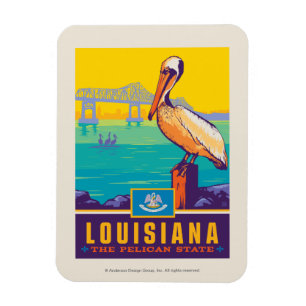 Ímã Orgulho   Louisiana do estado