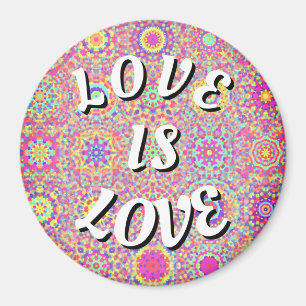 Imã Orgulho Love Is Love Ímã