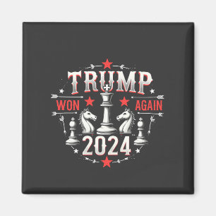 Imã Orgulho Maga Trump Ganhou novamente o Dia da Inagu