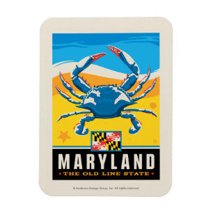 Ímã Orgulho   Maryland do estado