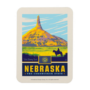 Ímã Orgulho Nebraska do estado