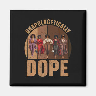Imã Orgulho Negra Indesculpável de Drogas Afro Black H