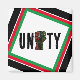 Imã orgulho negro punho vermelho verde bandeira pan-af