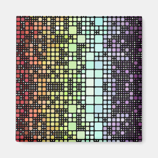 Imã Orgulho Neurogênico de Groovy Geométrico