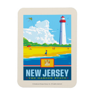 Ímã Orgulho New-jersey do estado