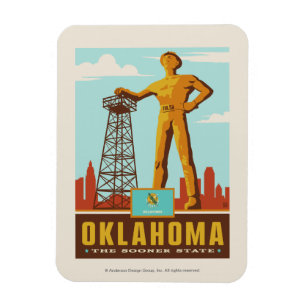 Ímã Orgulho Oklahoma do estado