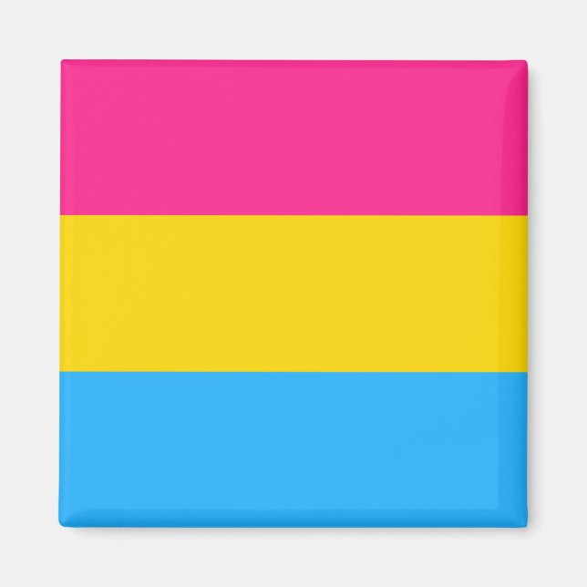 Imã Orgulho Pansexual (Bandeira Pan) (Frente)