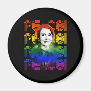 Imã Orgulho Pelosi Retro