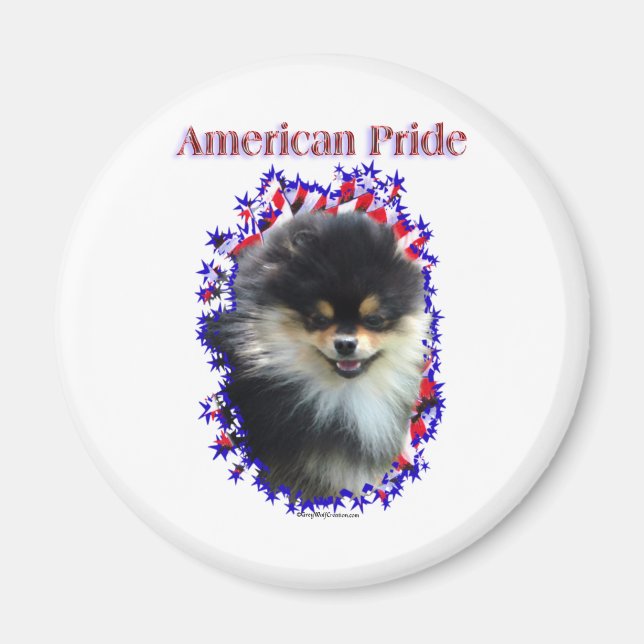 Imã Orgulho Pomerano - Magnet (Frente)