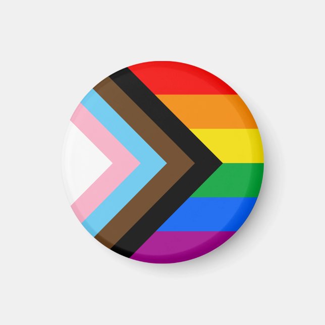 Imã Orgulho Progressivo LGBTQ+ (Frente)