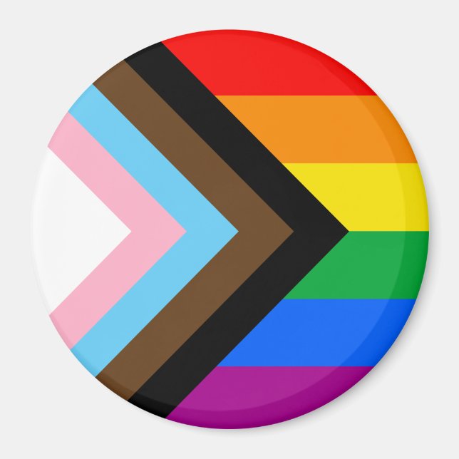 Imã Orgulho Progressivo LGBTQ+ (Frente)