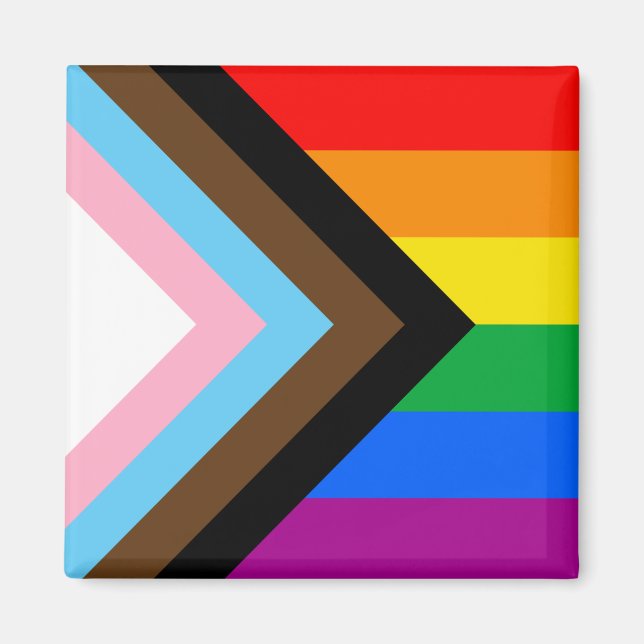 Imã Orgulho Progressivo LGBTQ+ (Frente)