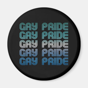Imã Orgulho Retro Gay Masculino