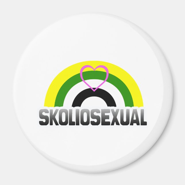 Imã Orgulho Skoliossexual (Frente)