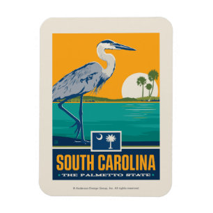 Ímã Orgulho South Carolina do estado