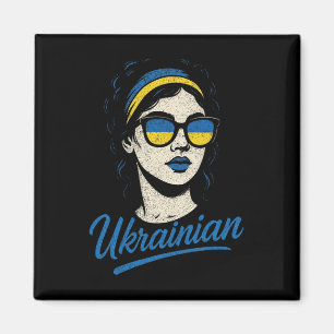 Imã Orgulho Ucraniano Cultura Dama Mulheres