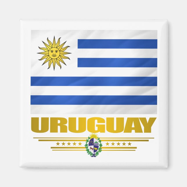 Imã "Orgulho Uruguai" (Frente)