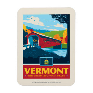 Ímã Orgulho Vermont do estado