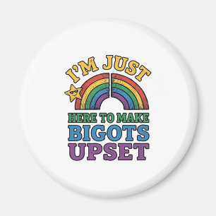 Imã Orgulho Vintage Bigots Perturba Design de Camisa A