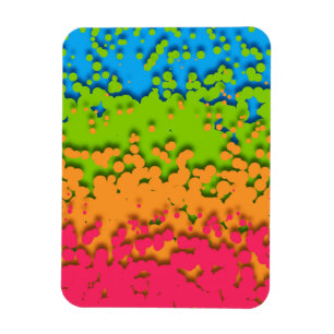 Ímã Orgulhos Panromântico Groovy Retro Bubbly Trippy F